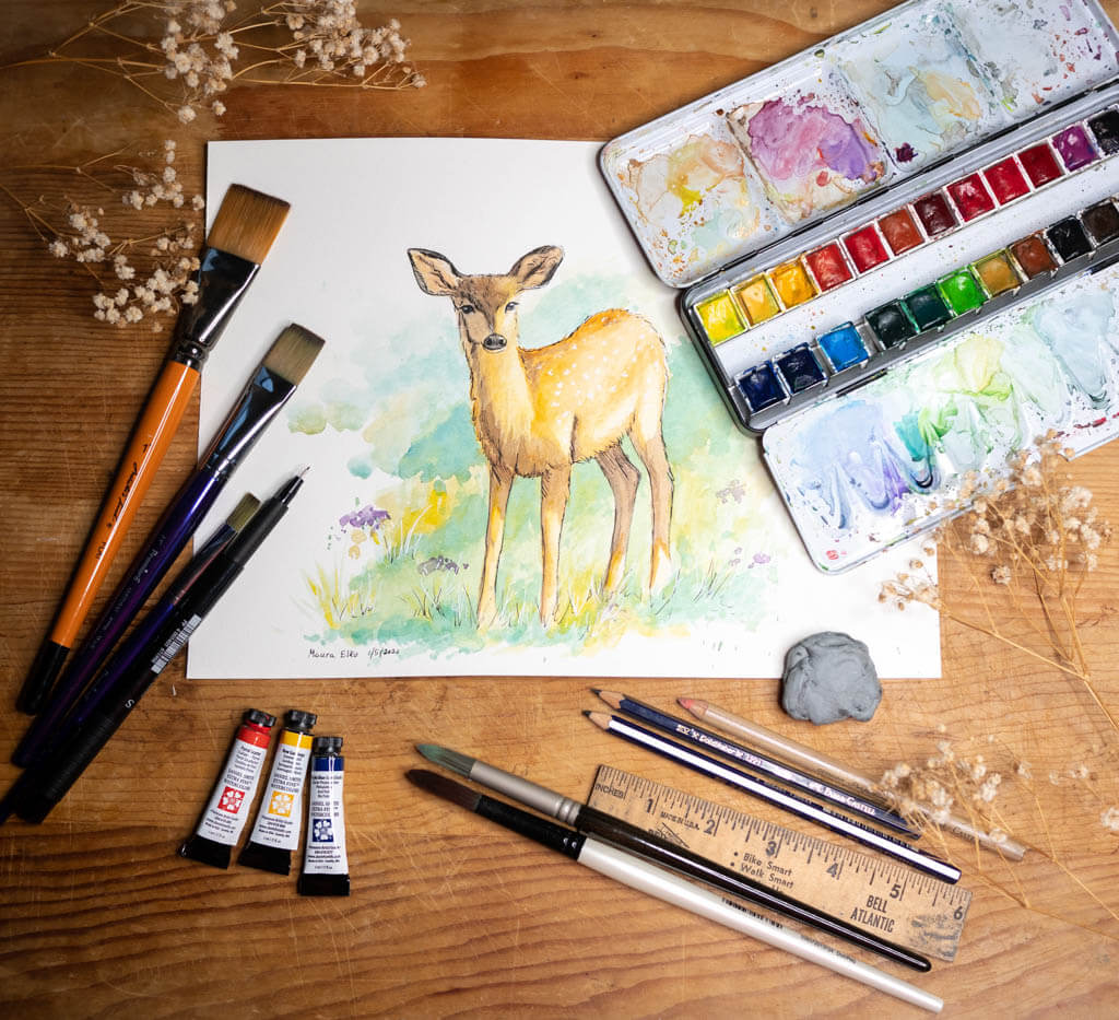 11 Must Have Watercolor Supplies for Beginners